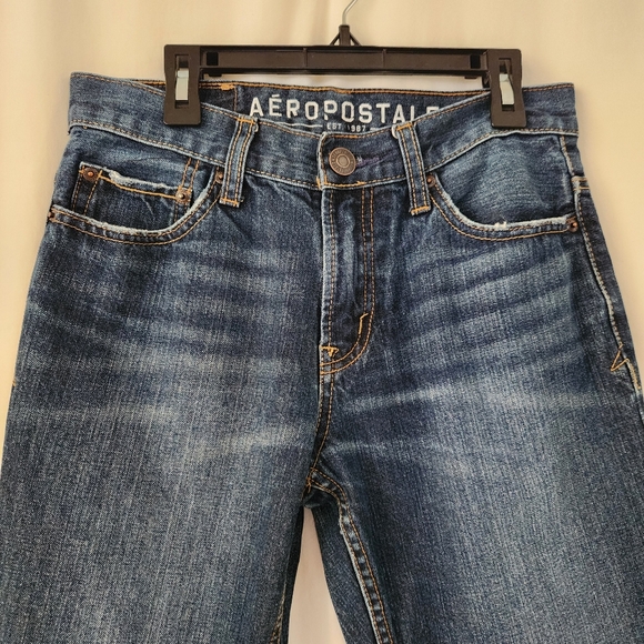 Aeropostale Mens Driggs Slim Boot Denim Jeans 100% Cotton Size 27x28 - Picture 4 of 10